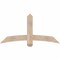 Ekena Millwork Bellingham Smooth Timber Gable Bracket, Douglas Fir, 60"W x 30"H x 5 1/2"D x 5 1/2"F, 12/12 Pitch GBW060X30X0606BEL00SDF - alternate 1